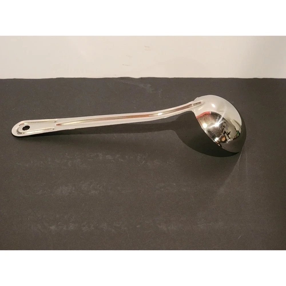 Kitchen Ladle Soup Sauce Straight Handle‎ Stainless Steel 13